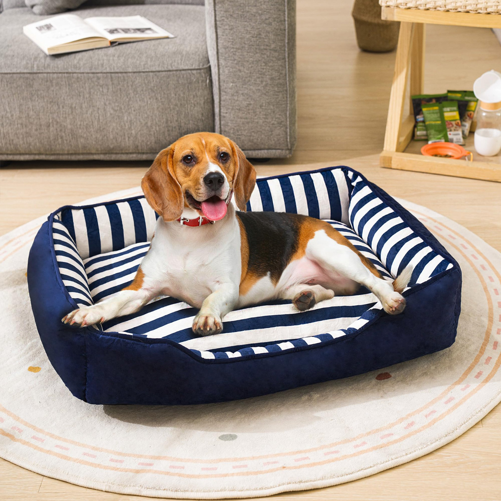 Tucker Murphy Pet A Large Dog Bed With A Detachable And Washable Cover Wayfair